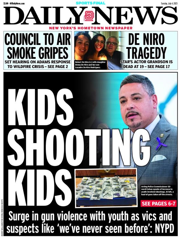 Shooters and victims in NYC’s violence surge are getting younger nydailynews.com/new-york/ny-yo… w/ @RebeccaWhiteNY @Tomtracyv