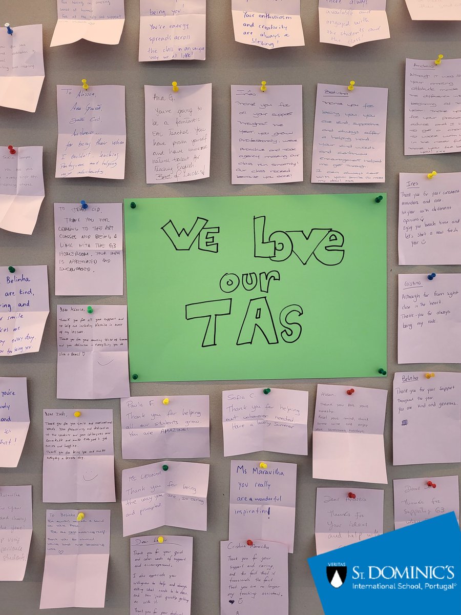 Our Teaching Assistants are as important to the students as they are to the teachers 👏👏
#stdominicspt #internationalschool #teachingassistant