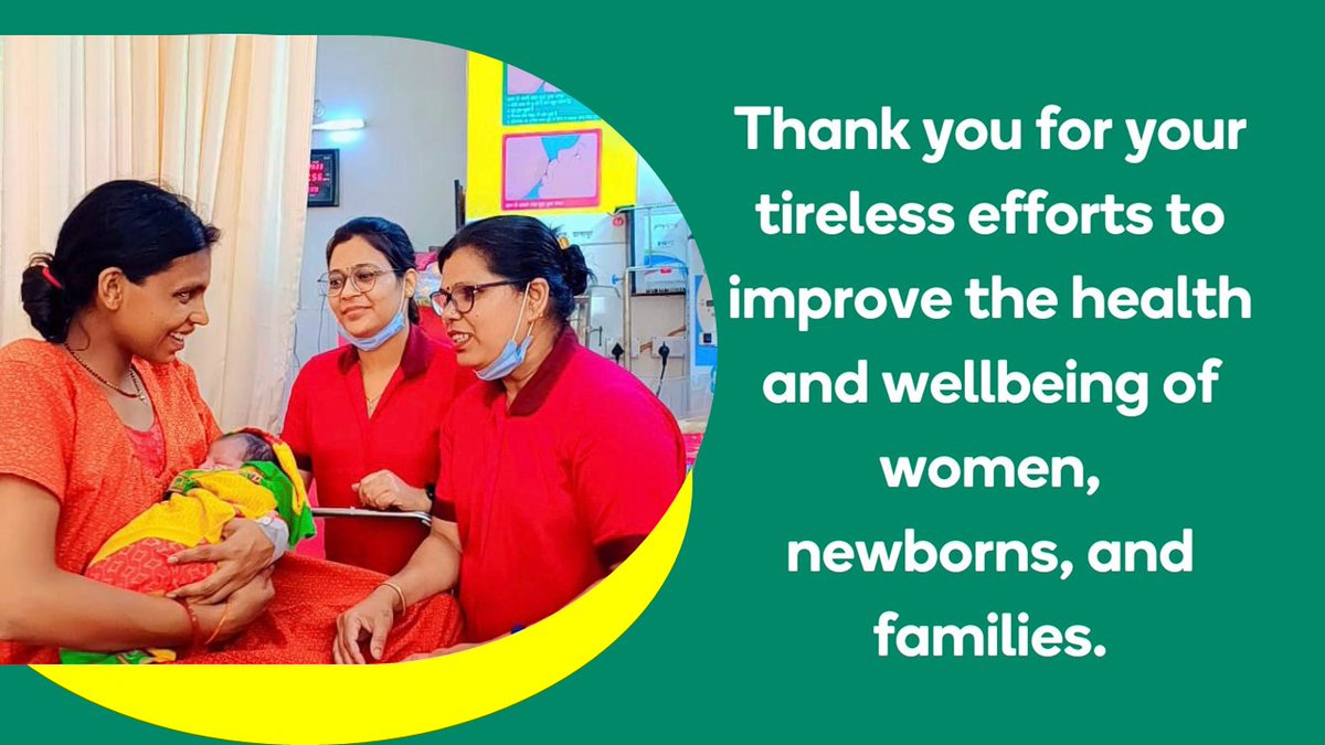 Nurses and midwives are the backbone of the health system 🏥 , providing essential care to women and newborns everywhere. At @Jhpiego, we're proud to work with these dedicated health workers to improve health outcomes for all. @Jh_nursemidwif 
#ICN2023