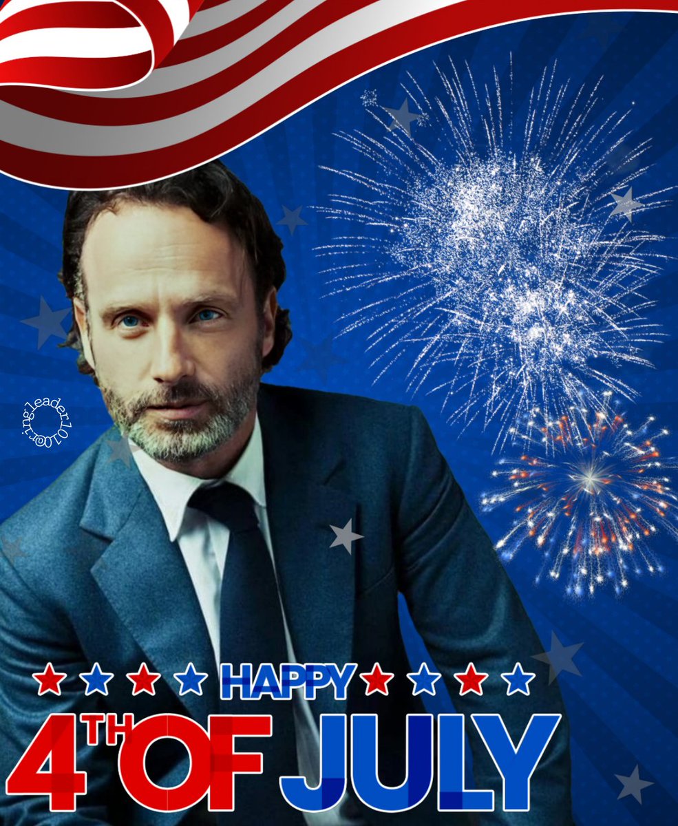 #HappyFourthofJuly #AndrewLincoln 🎆