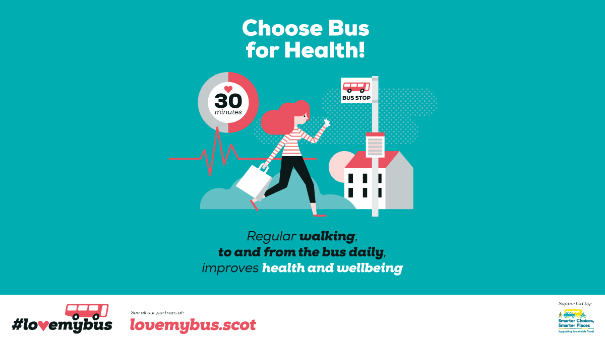 lovemybus_'s tweet photo. Walking to the #bus increases your daily physical activity, and improves your health and wellbeing - #ChooseBus for a #healthier you ❤️

#lovemybus #BusForEveryone #WalktoBus #ActiveTravel https://t.co/RWxoHgwO7P