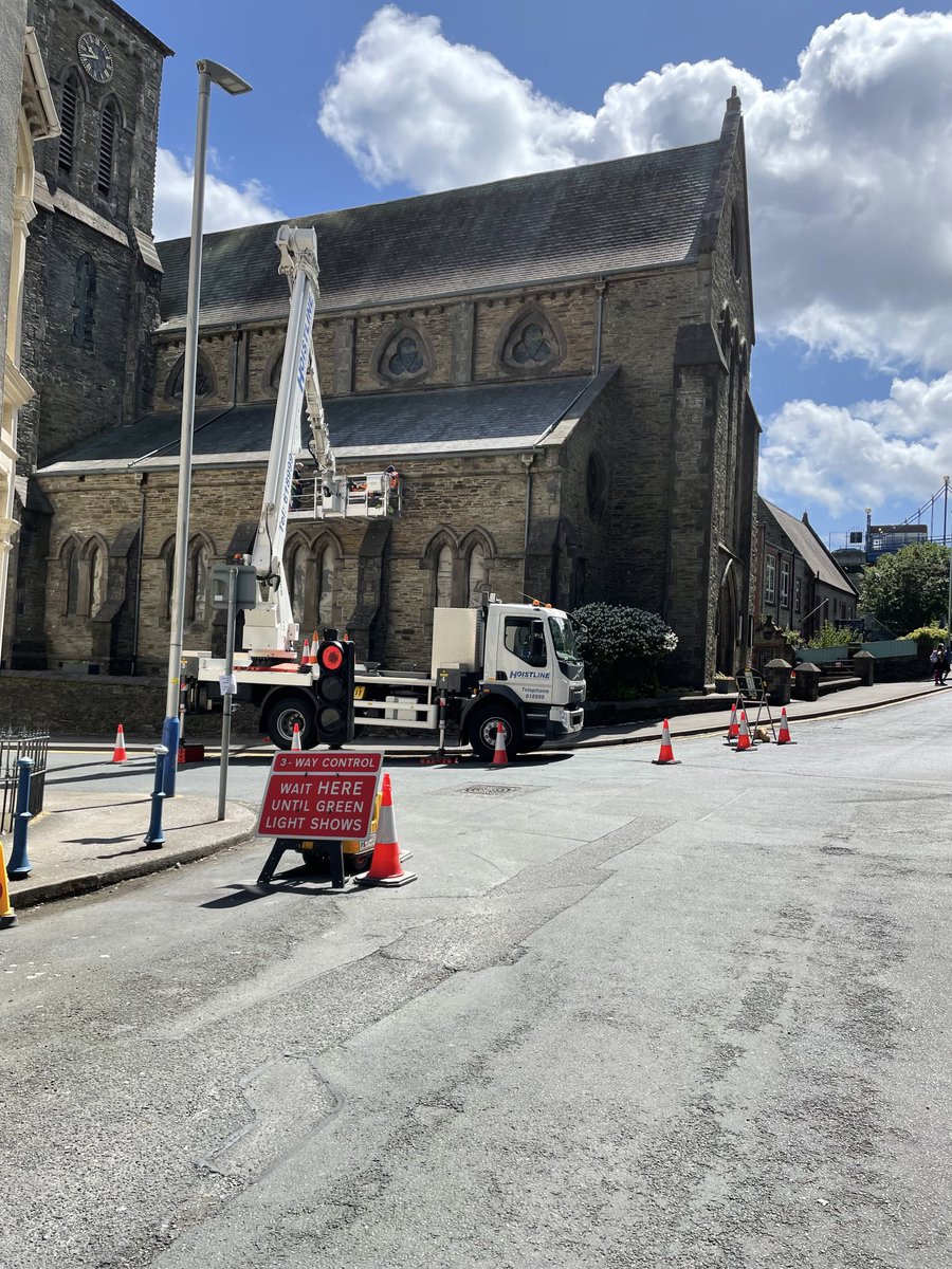 st_isle's tweet photo. J T Skillicorn Ltd has started work replacing the damaged air vents, refitting loose slates and realigning the downspouts along with other high level maintenance. https://t.co/uDJOx0hGGV