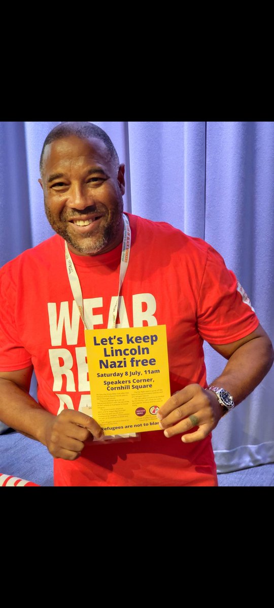 John Barnes says "The only way to destroy racism is to destroy capitalism"Come and join Lincoln trades council this Sat 8 July <a href="/lincolntrades1/">Lincoln and District Trades Council</a> as we <a href="/SRTRC_England/">Show Racism the Red Card</a> Show racism the red card <a href="/Lincoln_Women/">Lincoln City Women 🇺🇦</a> @thelincolnite <a href="/LCityFoundation/">Lincoln City Foundation 🇺🇦</a> <a href="/TheImpsChat/">Lincoln City Chat</a> <a href="/LincolnCity_FC/">Lincoln City FC 🇺🇦</a> @uculincoln