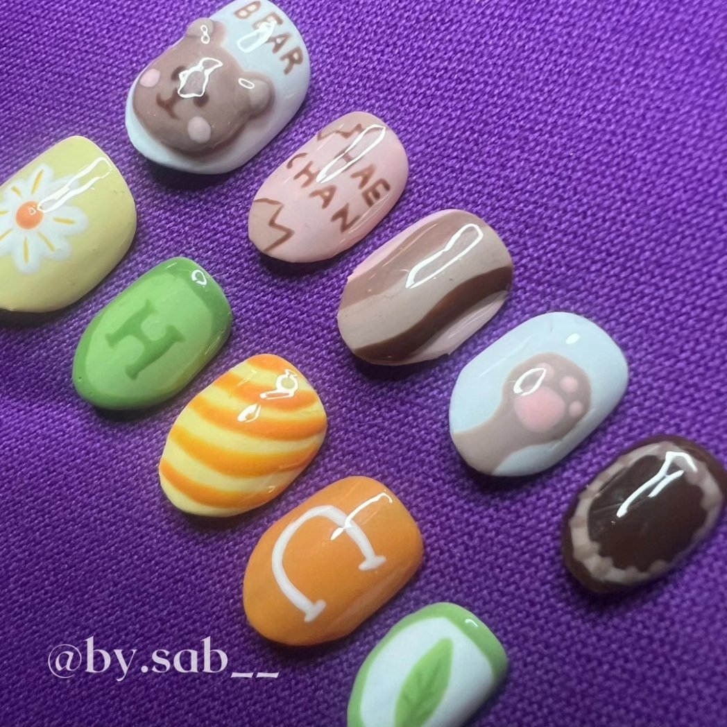 bysabbbb's tweet photo. Haechan set with 3d bear🐻

Get your nails done at home💅✨️ 

Per set include :
Cuticle pusher
Nail glue 
Nail file
Alcohol pad
Apply instruction, and
Cuticle oil

Order and inquiries
Feel free to dm💜

#pressonnails #nail #nailart #nailindonesia #SmallBusiness #HAECHAN #NCT https://t.co/g6bxJ2rm0u