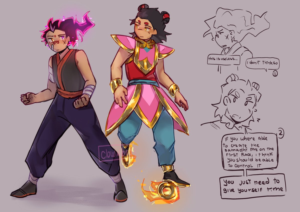 Samadhi Red son au nezha is the one who finds him(i still need ti