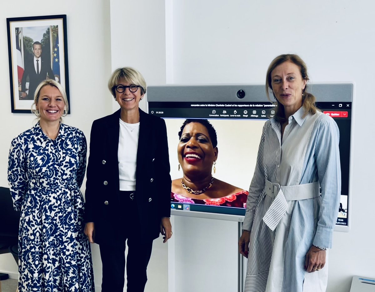 Les délégations sénatoriales aux outre-mer et aux droits des femmes mènent un travail conjoint autour de la parentalité dans les outre-mer. Très heureuse d’avoir pu échanger avec les rapporteurs sur les propositions qui pourraient être formulées dans le futur rapport.