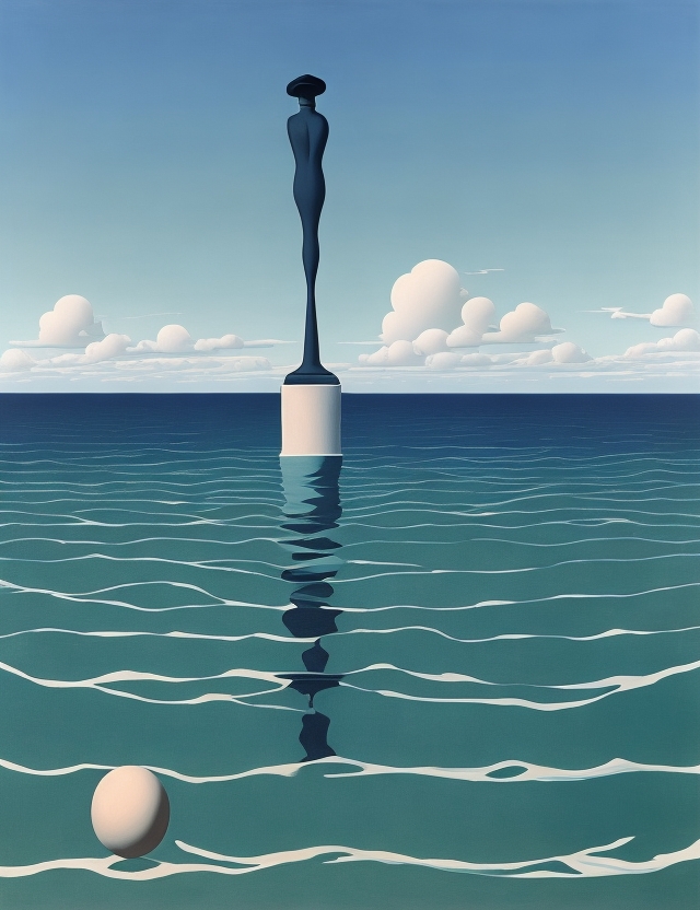 <a href="/muriellondon/">Muriel Lherm</a> <a href="/denizjourney/">Deniz.midjourney</a> <a href="/dlucks/">Oliver Coffee</a> <a href="/matterAfactART/">matterAfact</a> @saana_ai <a href="/youseememiami/">sergio casciu</a> <a href="/Millahnee/">Melani Strachan</a> <a href="/beholdthe84/">EyeoftheBeholder</a> <a href="/mresnake/">mresnake</a> <a href="/ArtworkandAI/">JJ Michael</a> @AI_Laszlo <a href="/midisteadygo/">R*A*F</a> <a href="/NeuralAiArt/">Peaceful Paws Ranch</a> <a href="/bri_guy_ai/">Brian 🎨 Bri Guy AI</a> <a href="/patricialeveq/">Patricia Leveque</a> Thanks for the invite <a href="/muriellondon/">Muriel Lherm</a> . 🤗He is a great artist. 🌗 Sharing some Wired Surreal arts inspired by René Magritte. 🙏 #AIBuzzy #AIart #AIArtworks #AIillustration #MagritteChallenge #ReneMagritte