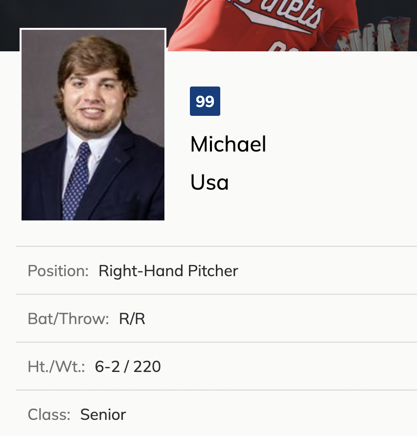 Happy July 4th from the most patriotic college pitcher in America
