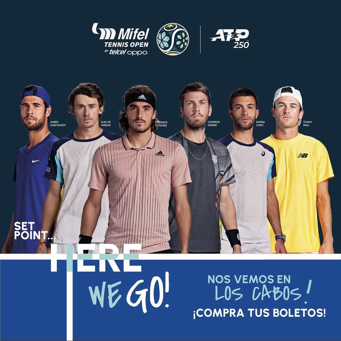 GeoffreyFdz's tweet photo. Estamos listos para la séptima edición de @CaboTennisOpen!! Grandes jugadores!! https://t.co/u4olUALSQ2