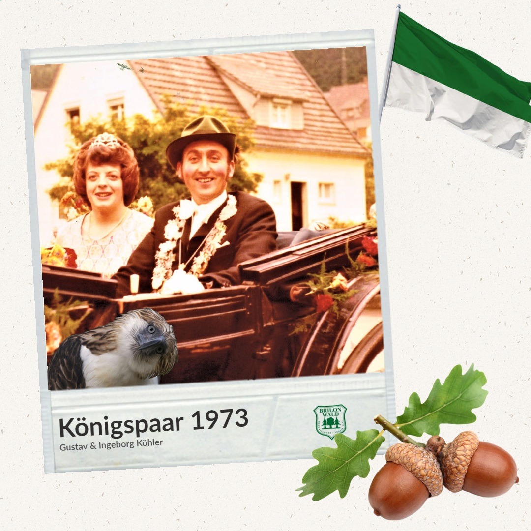 Unser Schützenkönigspaar vor 50 Jahren: Gustav &amp; Ingeborg Köhler
#echtHSV 🇳🇫