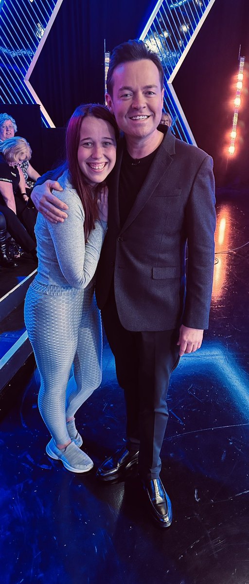 SteadmanLydia's tweet photo. When one of my bucket lists was to ever see and hopefully try and meet Stephen Mulhern - and today this has happened! One of my dreams have came true! 🥹 Thank you so much @StephenMulhern https://t.co/1BRRvY7Z7D
