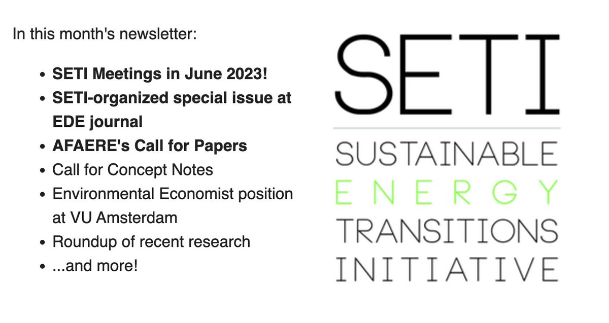 SETI Energy (@setienergy) on Twitter photo 📢🌎 We invite our network to check a summary of last month's activities! We also share with you very interesting opportunities in the field of sustainable energy transitions! Check the <a href="/SETIenergy/">SETI Energy</a> newsletter here: bit.ly/3JNFuPR. Subscribe here: bit.ly/3wdZzsG 📢🌎 We invite our network to check a summary of last month's activities! We also share with you very interesting opportunities in the field of sustainable energy transitions! Check the <a href="/SETIenergy/">SETI Energy</a> newsletter here: bit.ly/3JNFuPR. Subscribe here: bit.ly/3wdZzsG