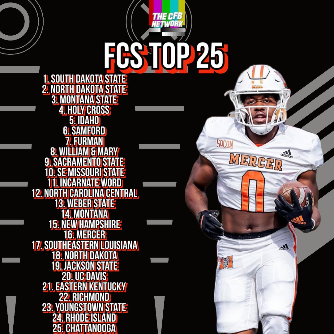 The College Football Network on Twitter "Here are the FCS