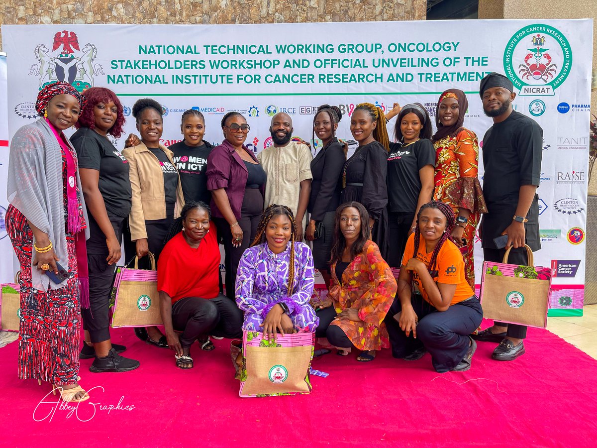 winictofficial's tweet photo. National Technical working group, oncology and stakeholders meeting and the unveiling of the National Institute for Cancer Research and Treatment (NICRAT).
As a major stakeholder, we join in the celebration with https://t.co/nOnDi9ojzW