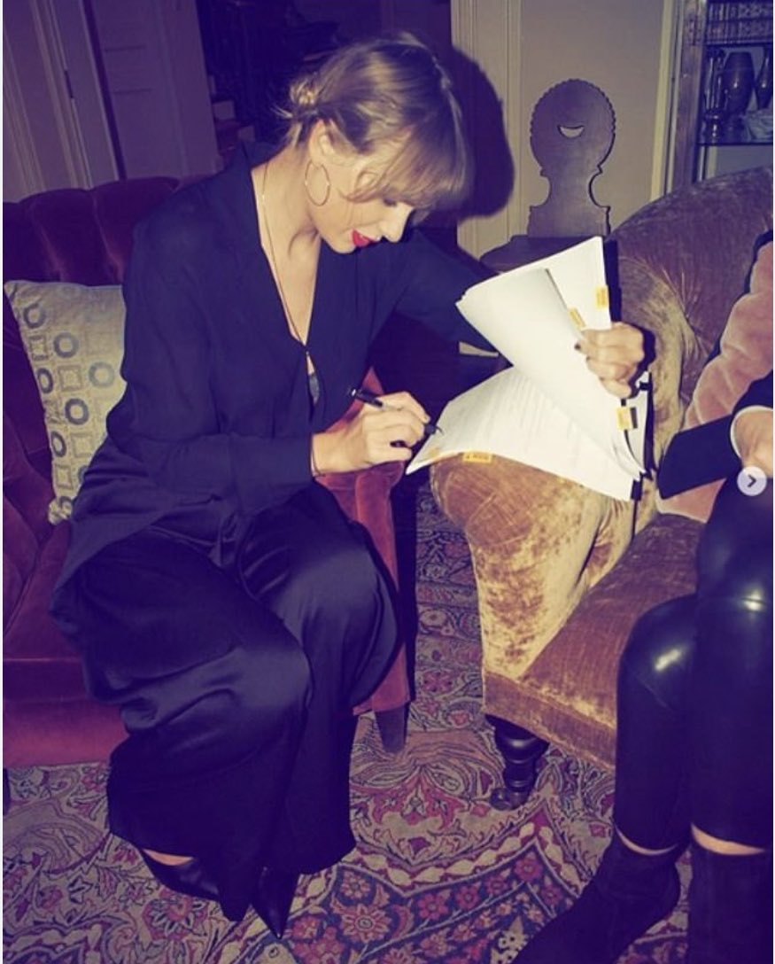 Taylor Swift signing the Declaration of Independence: July 4, 1776