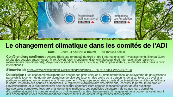 Comment les comités de l’ @ADI abordent-ils les questions transversales concernant le changement climatique? Découvrez-le en vous inscrivant à cette table ronde virtuelle:
zeffy.com/en-CA/ticketin…