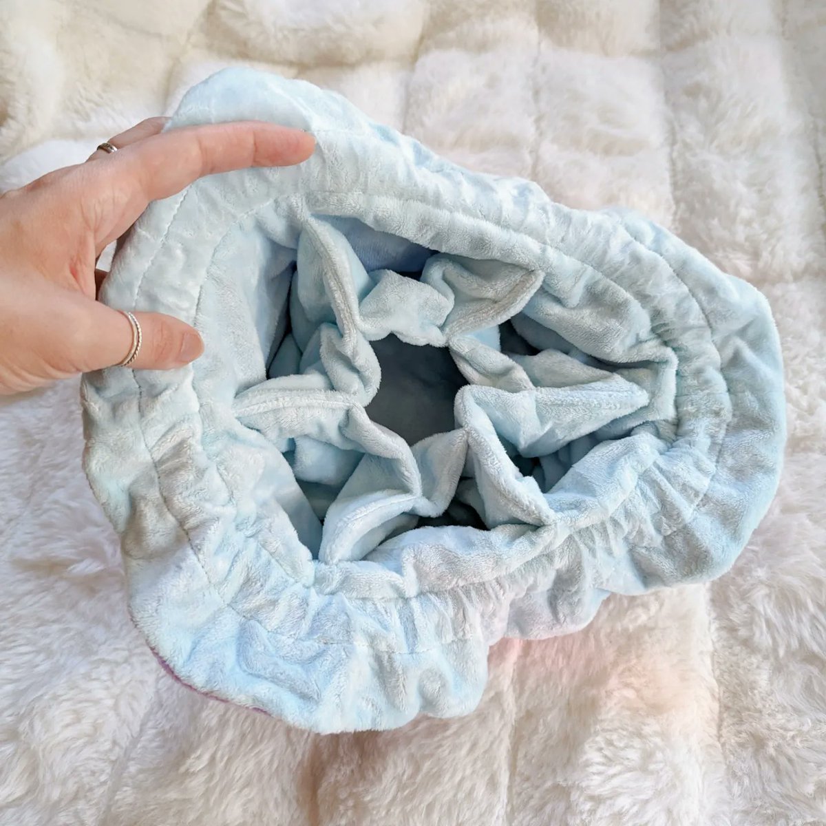 Dreamy dice bags are back in stock! 🌙💜☁️✨