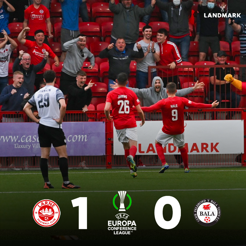 larnefc's tweet photo. 𝐒𝐩𝐞𝐜𝐢𝐚𝐥 European memories 🌍

#WeAreLarne #ForTheTown