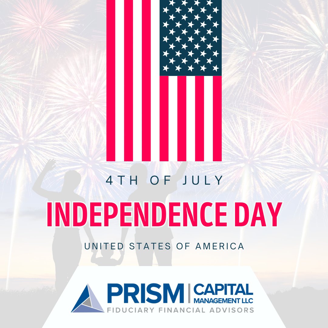 PrismCapitalMan's tweet photo. From all of us at Prism Capital Management we wish you a happy and safe #4thofJuly!

#freedom #july4th #4thofjuly #independenceday #family #america #usa #fiduciary #financialadvisor #investment #retirement #skagit #snohomish #seattle #whatcom #prismadvisor #prismcapital https://t.co/oHOzw2yu86