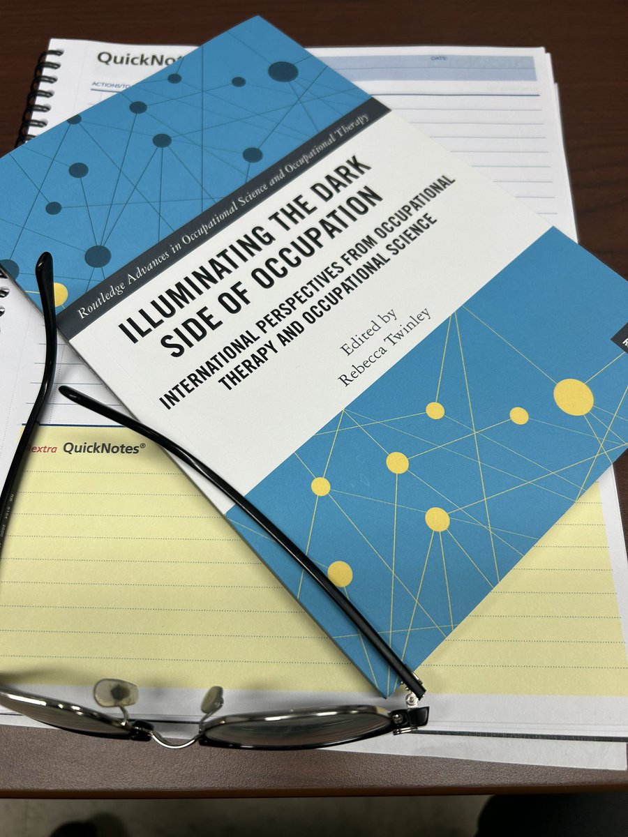 patrickwhalen's tweet photo. Excitedly reading Illuminating the Dark Side of Occupation. The first book since the pandemic I have been excited to dive into @RebeccaTwinley #occupationaltherapy https://t.co/G0d7XSbvjP