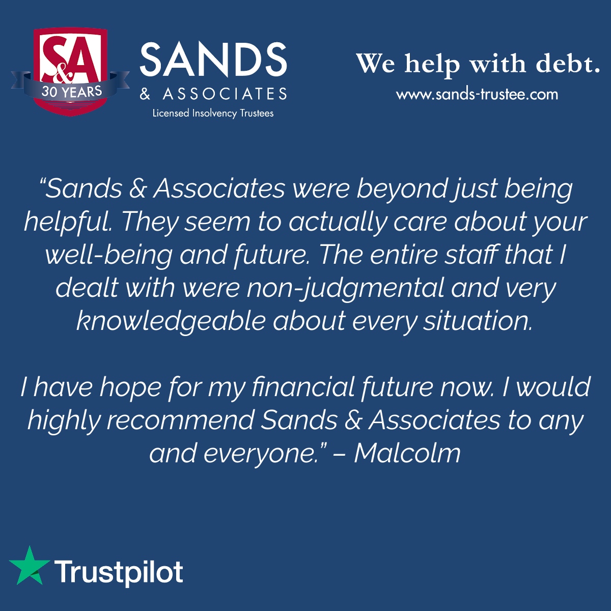 SandsTrustee's tweet image. Debt help without judgment, it’s that simple.

Get a financial fresh start today ➡️ Book your free, confidential consultation now: sands-trustee.com

#DebtHelpWithoutJudgment #FinancialFreshStart #DebtSolutions #BCLicensedInsolvencyTrustees  #DebtSmartWithHeart