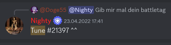 speergruesse's tweet photo. "Tune" heißt jetzt übrigens "Nighty". Und kuschelt weiterhin mit dem Klonterer.
Dass der sich wirklich nicht gelöscht hat - TROTTEL.
(Für den nächsten Nickwechsel: 394476324430807061)
#abklontern #drachenlord https://t.co/Z9i3FPhlmL