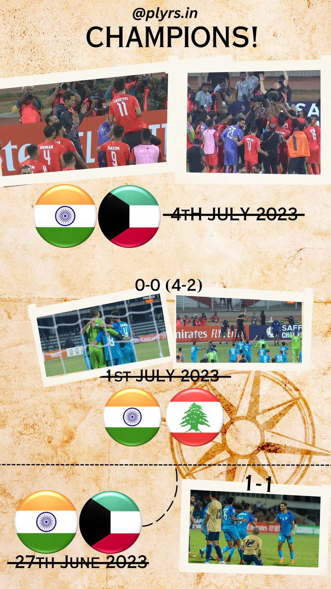 Champions!🇮🇳🏆
.
.
.
#KUWIND #SAFFChampionship #IndianFootball #bluetigers