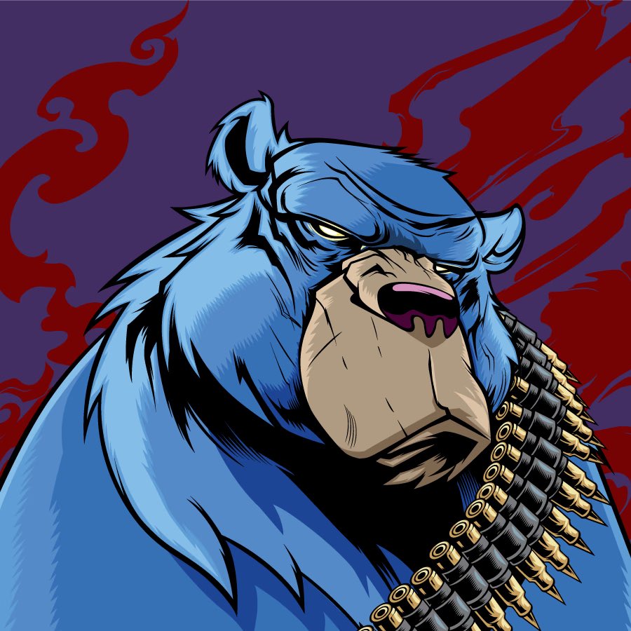 daynehenry's tweet photo. Many people have their reasons for collecting this stuff, but I’ll tell you straight up I enjoy making the art. It’s been a hell of a learning curve, but now it’s too fun. Not stopping anytime soon. @BearMrktBullies https://t.co/mR1NBazzV9