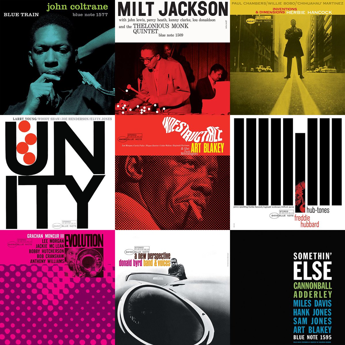 Visionary graphic designer #ReidMiles was born #OTD July 4, 1927. In 1955, Francis Wolff hired Miles to design Blue Note album covers beginning with 'Milt Jackson' (BLP 1509) & over the next 12 years he created a vivid Blue Note visual aesthetic. What are some of your favorites?