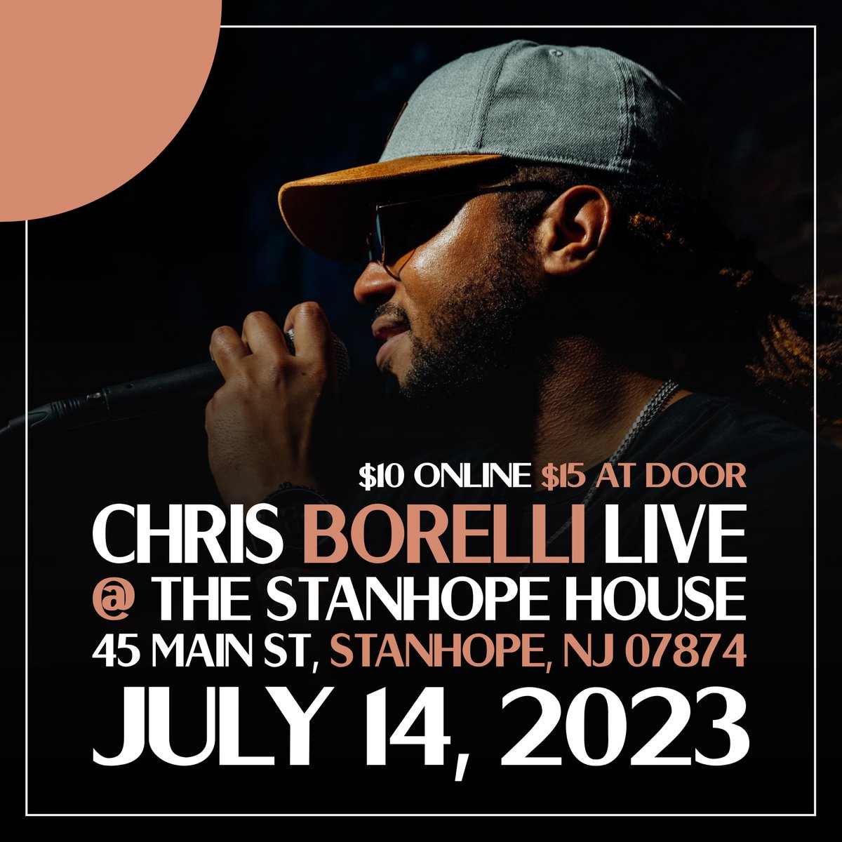 thechrisborelli's tweet photo. 10 days until my show in Stanhope, NJ 1️⃣0️⃣

https://t.co/iP7uzERv3T

#thechrisborelli #chrisborellimusic #chrrisborelli #stanehopenj #thestanhopehouse #upcomingconcerts #upcomingevent #newjerseyconcert #njconcerts #njevents https://t.co/PGqRdbyXaC