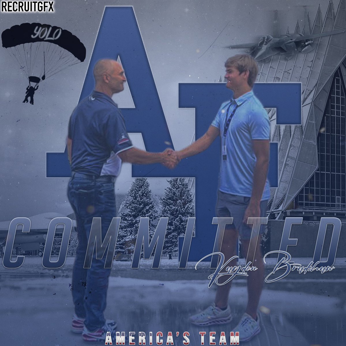 I am honored to announce my commitment to serve my country and play baseball at the United States Air Force Academy. Thank you Coach Kaz and Coach Roesinger for showing me that there is more to life than this game. 
#flyfightwin <a href="/KazUSAFA/">Kaz</a> <a href="/jimbrorace/">Jimmy Roesinger</a>
<a href="/ScurryWildcat/">Scurry-Rosser Wildcat Baseball</a> <a href="/FiveStarPB/">5 Star Performance</a>
