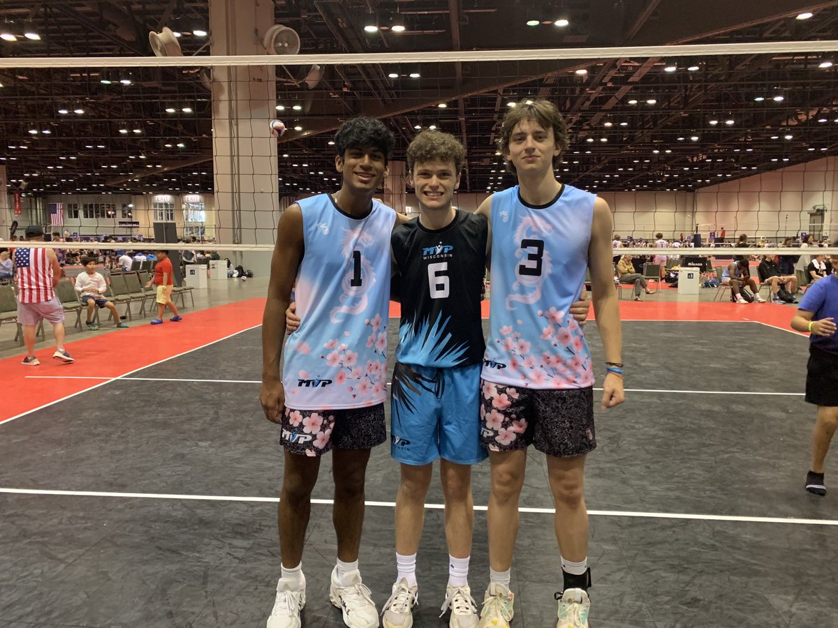 Congrats to Rik, Liam and Logan and their club volleyball team, Motion 17Blue, for placing 11th out of 67 teams in the AAU Boys National volleyball tournament! Great club season, boys! Onto high school season! Go Fusion!