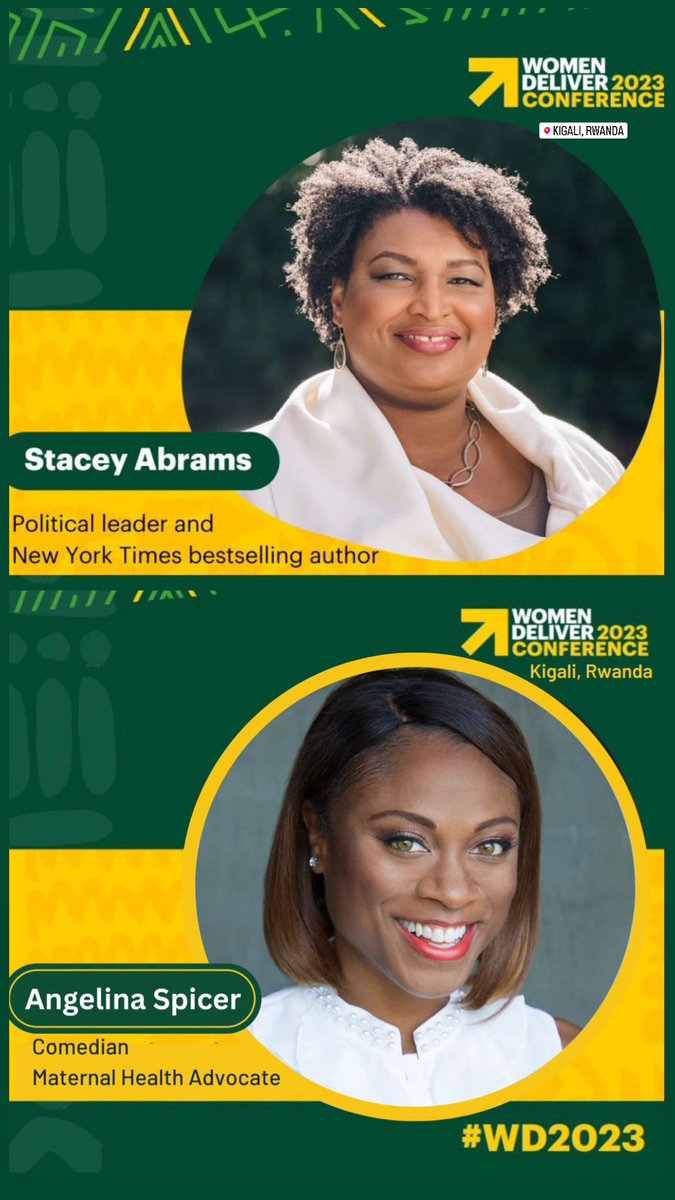 I'm so excited to join world leaders like Stacey Abrams at the @WomenDeliver conference in Rwanda! My first one-hour comedy special about #postpartumdepression will premiere during the global convening of world leaders!!! #genderequality #maternalmentalhealth #BlackMaternalHealth