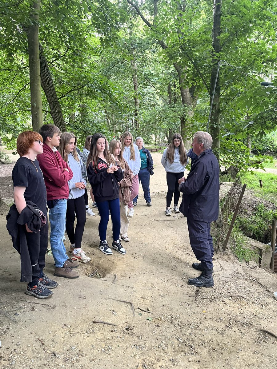 SibfordHistory's tweet photo. Day one of our annual visit to Ypres and the Somme. Sanctuary Wood and Last Post ceremony. 
‘We will remember them’
#BeYouBeSibford #AngliaTours https://t.co/wN88OSwsl3