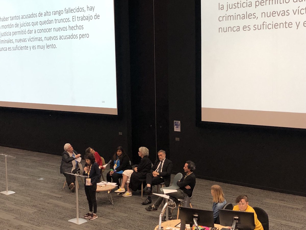 ABinnenkade's tweet photo. Attending a very carefully orchestrated conference event at the #MSA23 on fourty years of democracy in Argentina with outspoken, poetic, unafraid and personally impressive panelists https://t.co/qDRwBX3Gic