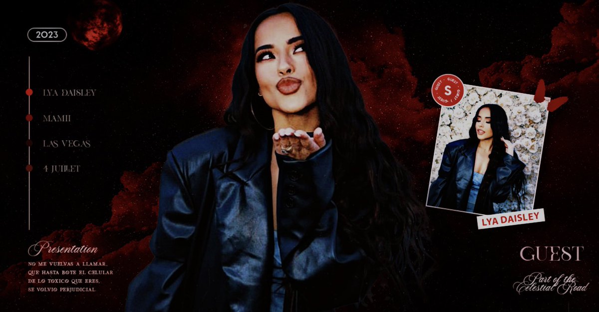 ⠀

⠀                      TONIGHT'S GUEST  ‧₊˚ ┊
⠀⠀                   lya on the celestial road.

⠀ ⠀⠀⠀