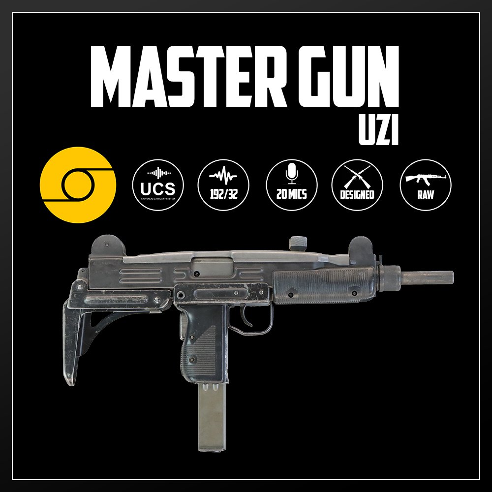 One of the most broken guns we've recorded, this Uzi sounds like it is about to fall apart. With 20 microphone options and a full collection of foley, the Master Gun Uzi SFX Library is a perfect addion to your next game, film, or audio visual media. aftertouchaudio.com/sound-effects/…