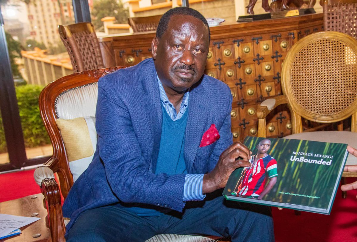 Nairobi is a small town; it's even smaller for a hawker who is selling his book #BMunBounded, spreading love, and cheers all around. In my rounds today, I bumped into former Prime Minister <a href="/railaOdinga/">The Raila Odinga Amolo Foundation</a>, I sold him my book, told him stories of the streets, and we took some