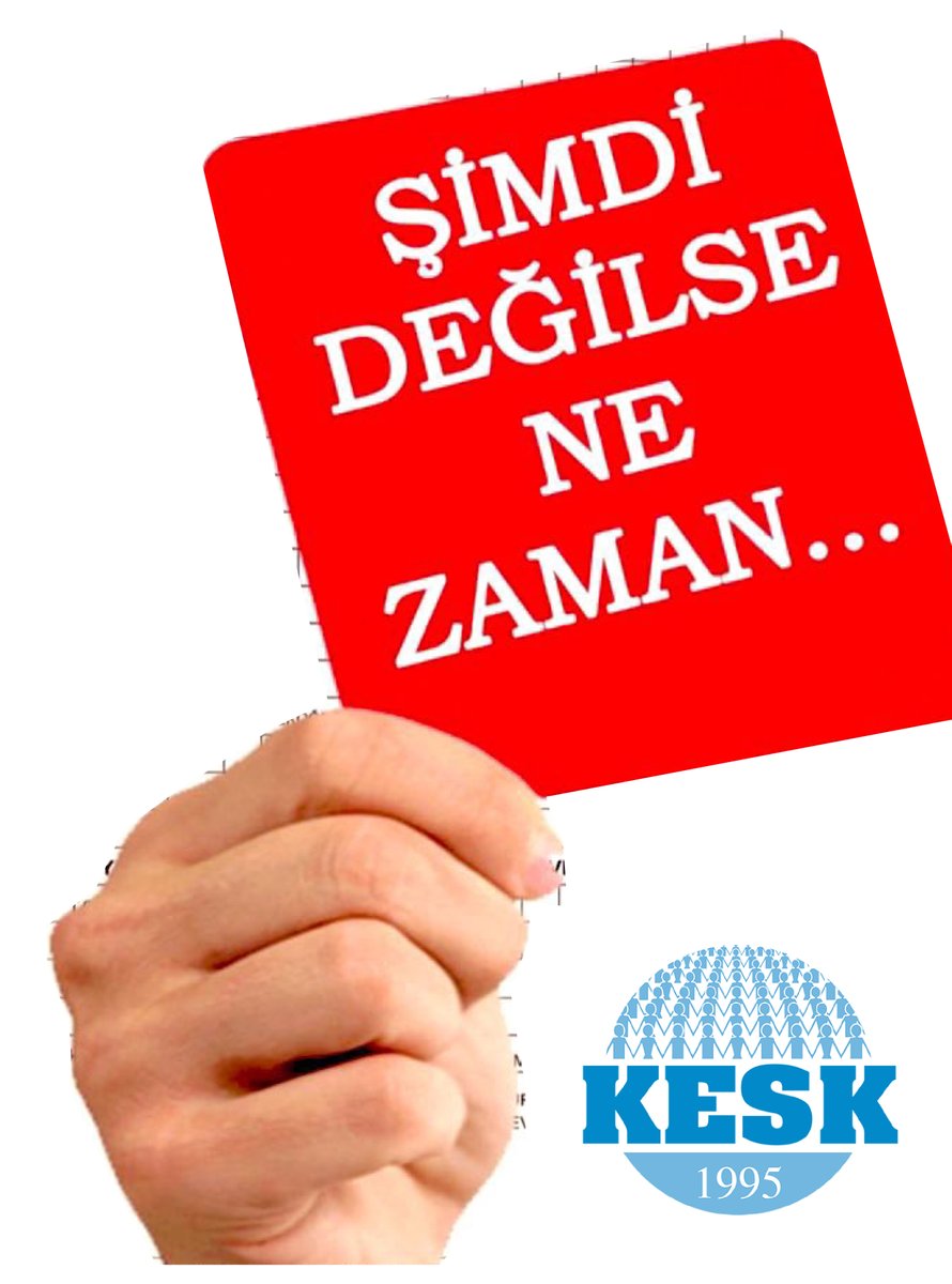 KESK1995's tweet photo. 6,5 milyon kamu emekçisi ve emekli yandaş konfederasyonların ve iktidarın sahte #enflasyon rakamlarını bir kuruş aşmayan TİS mutabakatlarının bedelini yıllardır ödemeye devam etmektedir.  Geldiğimiz noktada devlet dairelerine bile “bu işyerinde asgari ücret uygulanmaktadır” tabelaları asılmaktadır.  

Şimdi değilse ne zaman! #Memurlara34binTL değil,
İnsanca bir yaşam, yoksulluk sınırının üzerinde ücret ve çalışma hayatının demokratikleştirilmesi talebi için birlikte mücadeleye çağırıyoruz!