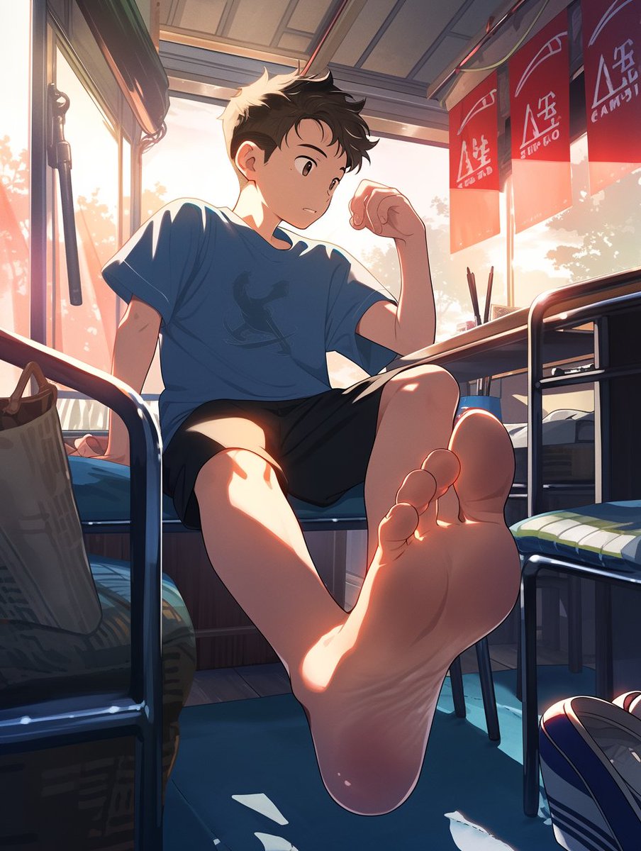 rotasukeAI's tweet image. 足裏足裏足裏...何気ない足裏にトキメキを覚えるﾊｧﾊｧ