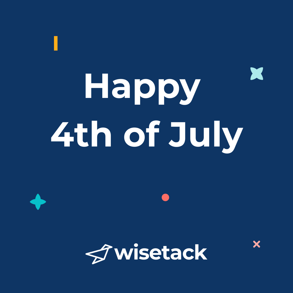 Happy 4th of July from all of us here at Wisetack! We hope those grills are sizzlin' ;)