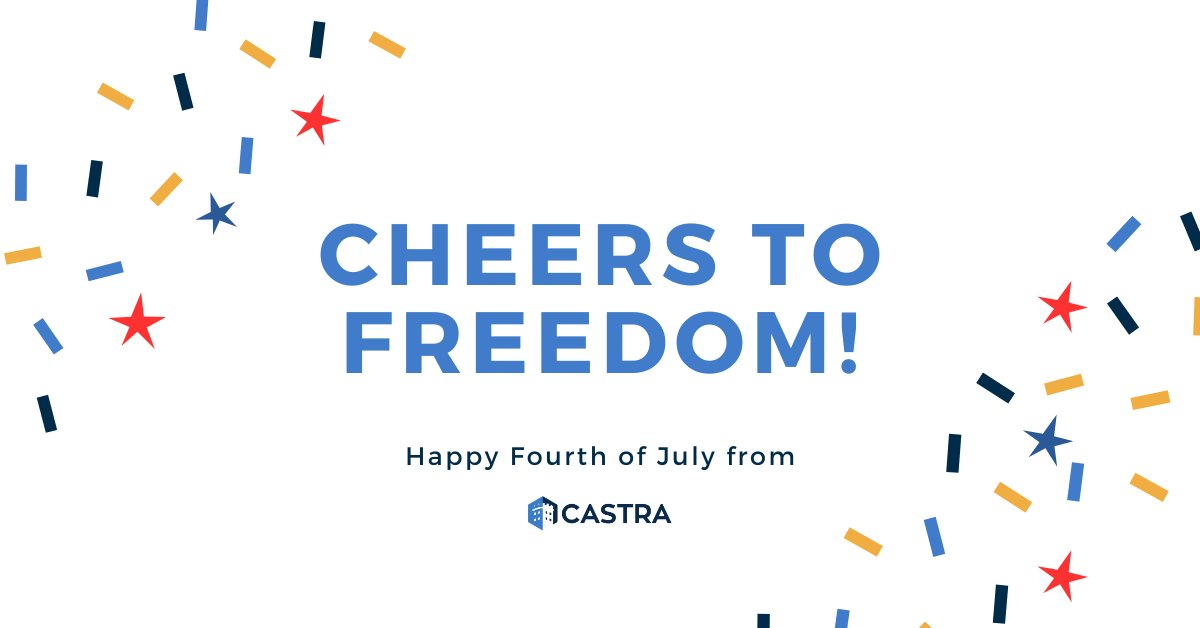 CastraManaged's tweet photo. Happy Independence Day! 
We wish you a memorable celebration and much joy on this 4th of July. 🗽 https://t.co/8uLyQTKFIe