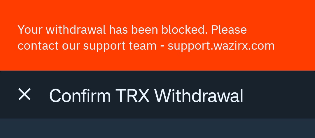 I_am_Cryptonian's tweet photo. @WazirXCares why I am not able to withdraw my cryptos ? https://t.co/o94GJfWvit