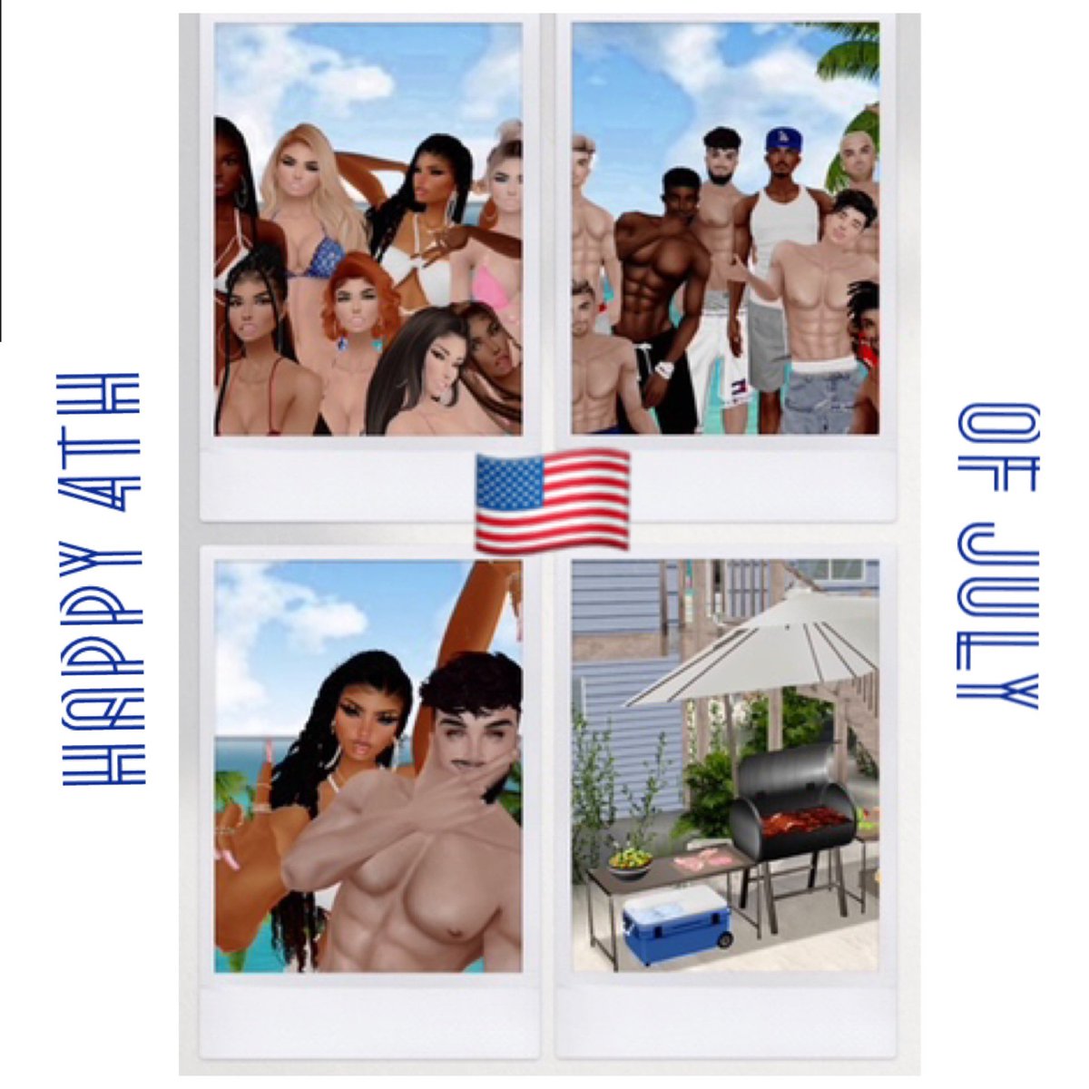 krushgraphix's tweet photo. ❤️🤍💙 #krushentertainment #ahseknovel #brownsugarpromotionsllc #imvuart #avatars #krushgraphix #Happy4thofJuly #summer☀️ @AhsekNovel https://t.co/shuXoXk9Y0