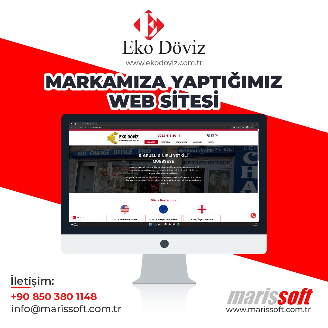 marissoftcomtr's tweet photo. Marmaris'in k��klü finans firmalarından Eko Döviz Altın Tic. A.Ş. ; web site tasarım hizmeti için bizi tercih etti.

https://t.co/6iaa8aTgnz

🌍 https://t.co/pH4vYxKAqg
📱 0 850 380 11 48
📍 Marmaris / MUĞLA

#webtasarim #marmaris #marmarisweb #marmariswebtasarım  #marmarisdiji https://t.co/mgTvAqmnoU