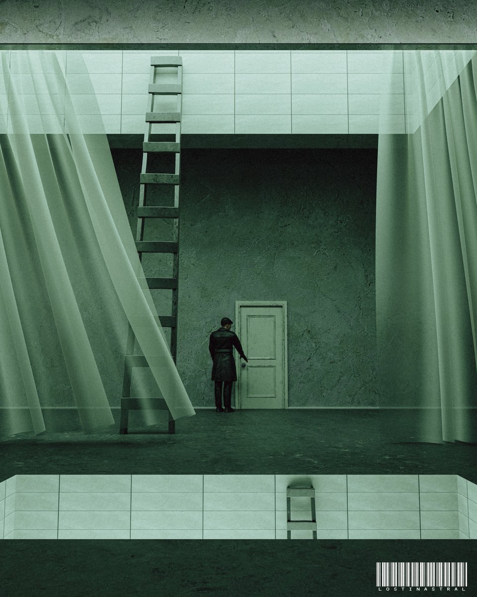 lostinastral's tweet photo. Journeying through unknown doors between floors, each floor has a story. #cinematic #3dart #digitalart #NFTCommunity #conceptart #nftart #surrealism #digitalart #NFTs https://t.co/HavUYRDew4