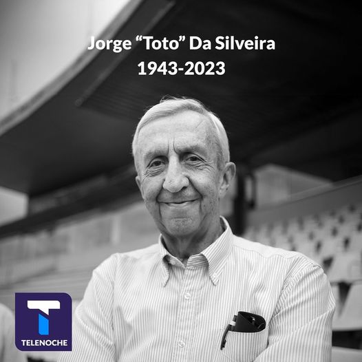El periodista deportivo, abogado y locutor, Jorge "Toto" Da Silveira falleció este martes a los 79 años