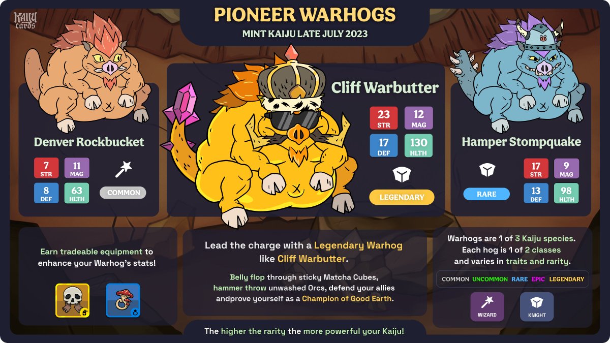 ✨WIN A LIMITED EDITION KAIJU 💎

Three lucky humans will win a Free Limited Edition Pioneer Kaiju!

✅Follow <a href="/KaijuCards/">KAIJU CARDS ⚔️</a> 

✅Comment this tweet with:🐗

✅Retweet this tweet

Winners announced Friday🎉