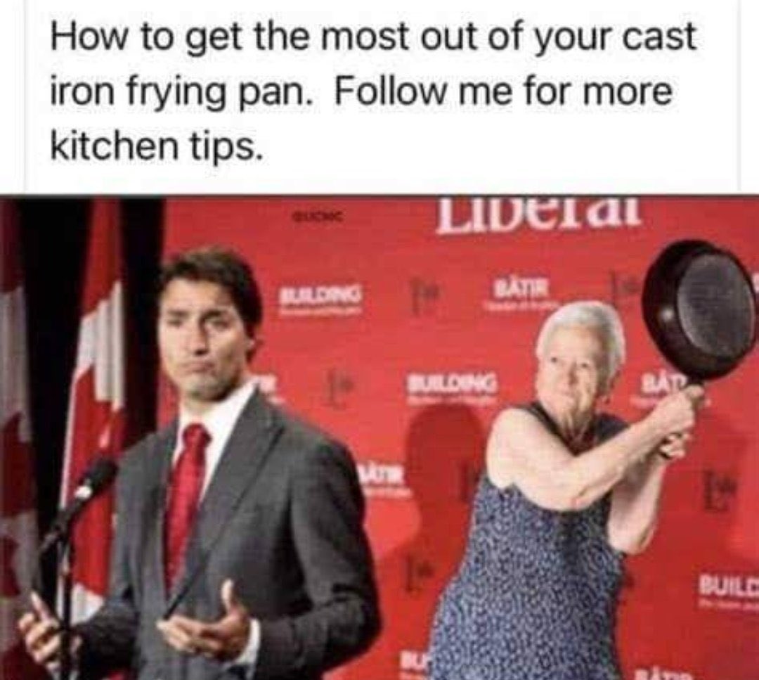 This is some straight up facts!! 
😝👌🇨🇦🍳

#TrudeauNationalDisgrace
#TrudeauMustGo #LiberalsAreBrainwashed
