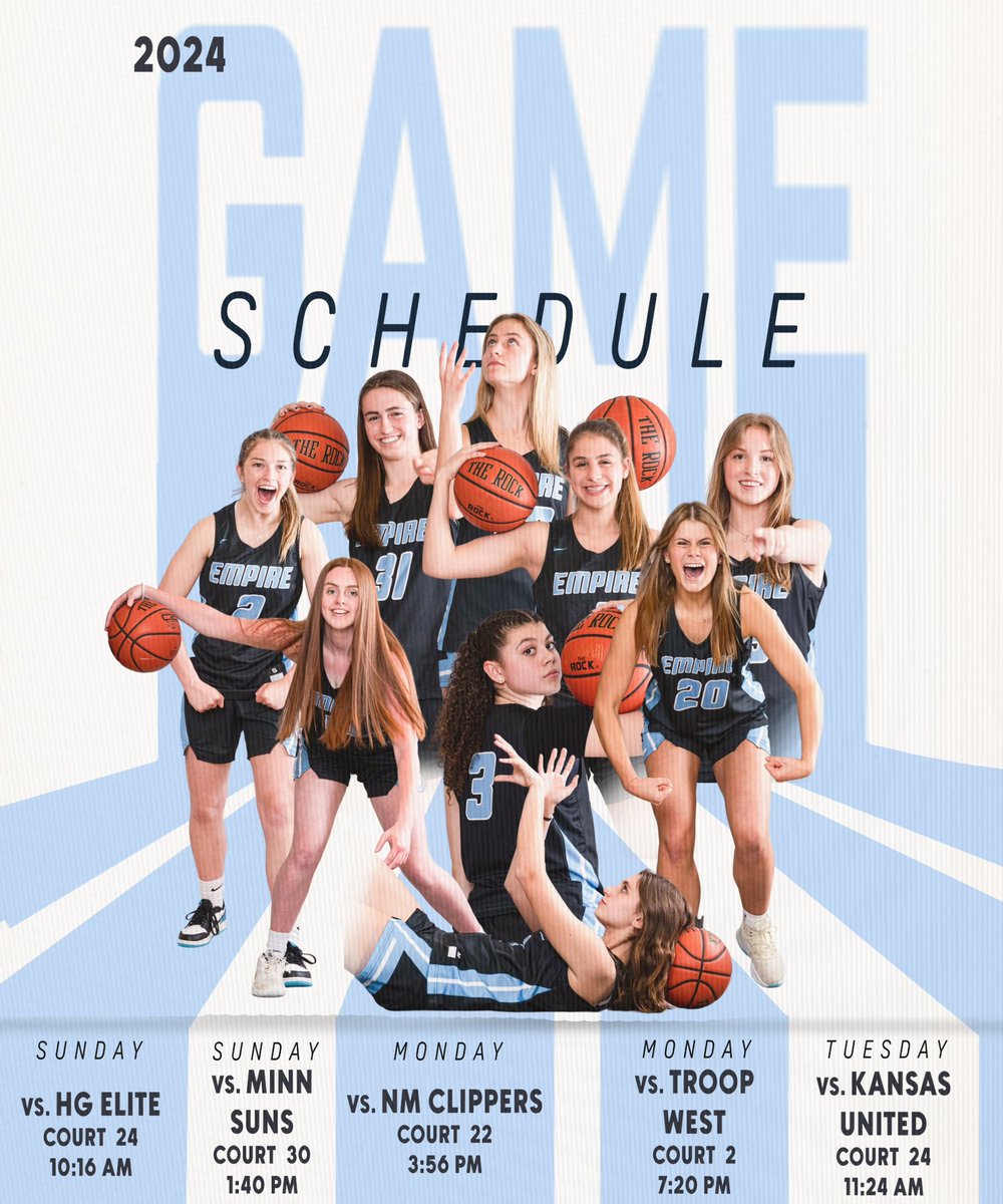 Run 4 Roses part 2 17U schedule. 🔥